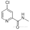 2-πυριδινοκαρβοξαμίδιο, 4-χλωρο-Ν-μεθυλο-CAS 220000-87-3